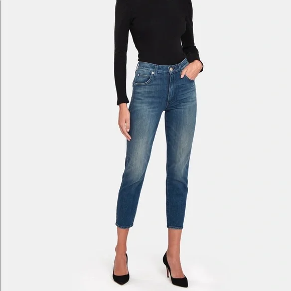 AMO High Rise Stix Crop Skinny Jeans